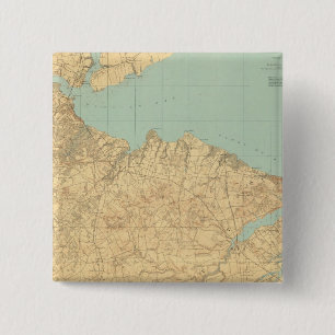 Monmouth Shore, New Jersey 15 Cm Square Badge