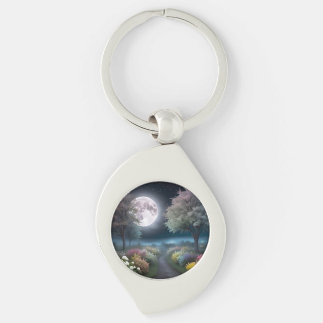 Monnlight Midnight 1 Key Ring (Front)