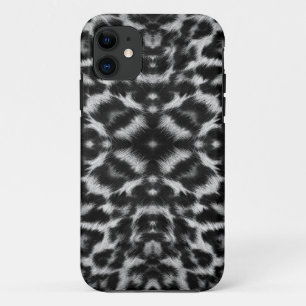 Mono kaleidoscope leopard fur pattern iPhone 11 case