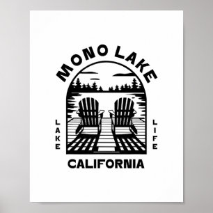 Mono Lake California Outdoors Vintage Poster