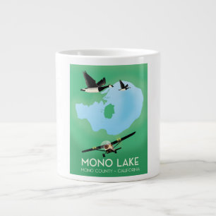 Mono Lake,Mono County, California travel poster Large Coffee Mug