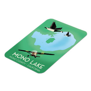 Mono Lake,Mono County, California travel poster Magnet