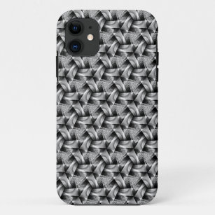 Mono Texture Weave Pattern Designer iPhone 5 Case