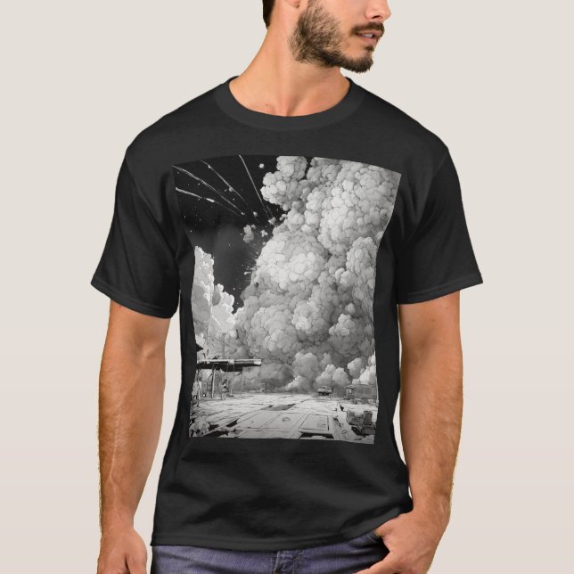 Monochromatic Art Illustrations T-Shirt (Front)