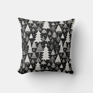 Monochromatic Christmas Cushion