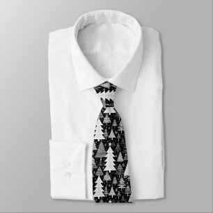 Monochromatic Christmas Tie
