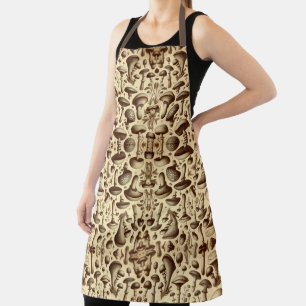 Monochromatic Mushrooms Apron