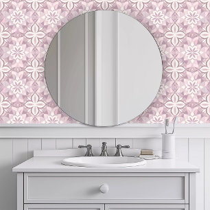 Monochromatic Pink Geometric Wallpaper