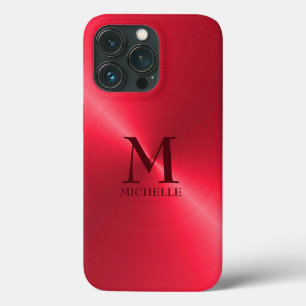 Monochromatic Red Background  iPhone 13 Pro Case