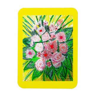Monochromatic, Rosas, Dianthus caryophyllus, Gerb Magnet