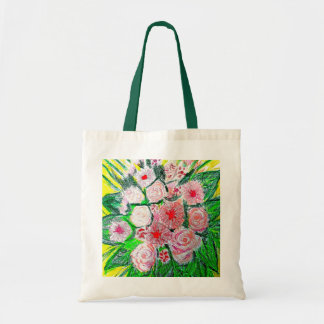 Monochromatic, Rosas, Dianthus caryophyllus, Gerb Tote Bag