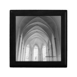  Monochromatic Saint Michael gothic cathedral Gift Box