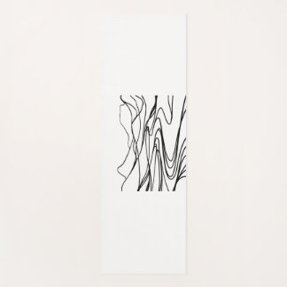 Monochromatic zen tranquility yoga mat