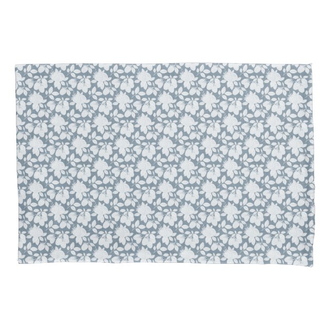 Monochrome Berry Garden Pair of pillowcases (Front-Left)