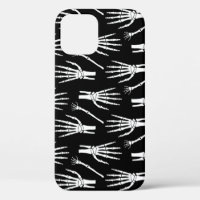 Monochrome Bones Halloween Pattern