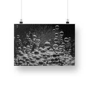 Monochrome Bubbles Difficult 1014 Piece Puzzle
