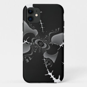 Monochrome butterfly iPhone 11 case
