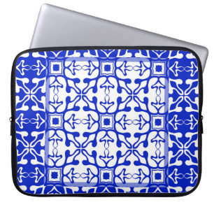 Monochrome coloured vintage pattern. Abstract orna Laptop Sleeve
