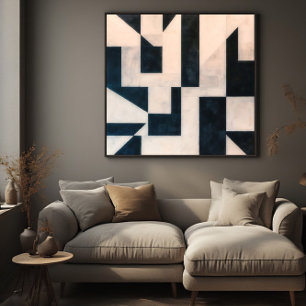 Monochrome Contrast Poster