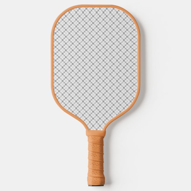 Monochrome Diamond Pickleball Paddle | Carbon Look (Front)