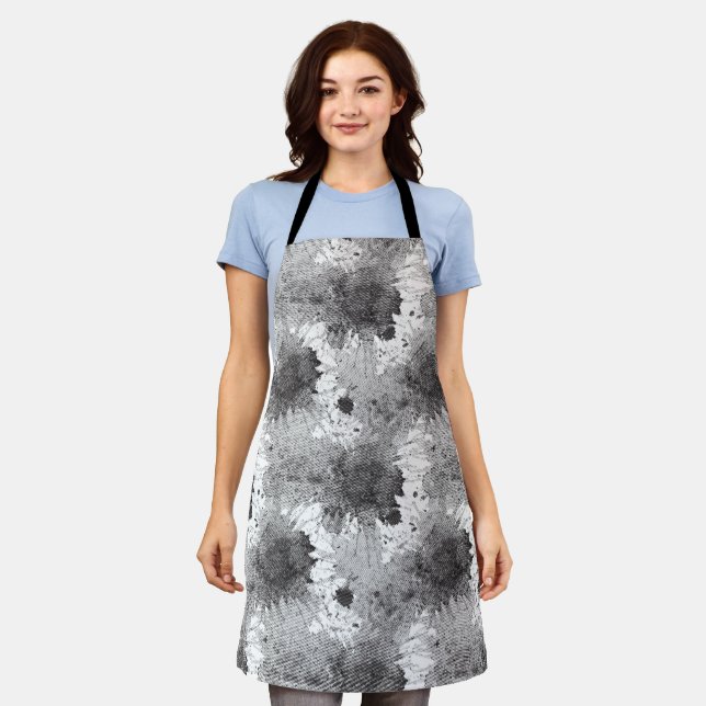 Monochrome dye stains apron (Worn)