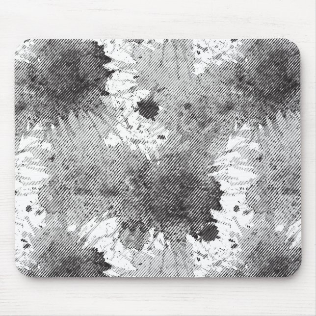 Monochrome dye stains mouse pad (Front)