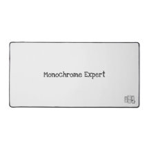 Monochrome Expert Desk Mat for Designers