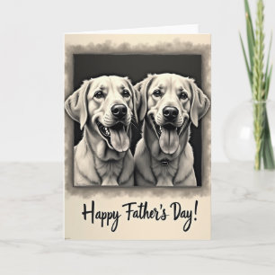 Monochrome Fathers Day Card