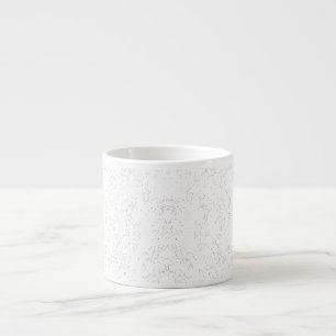 Monochrome Floral Pattern – Elegant Seamless Art Espresso Cup