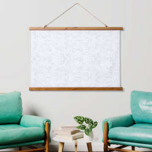 Monochrome Floral Pattern – Elegant Seamless Art Hanging Tapestry