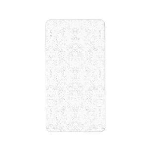 Monochrome Floral Pattern – Elegant Seamless Art Label