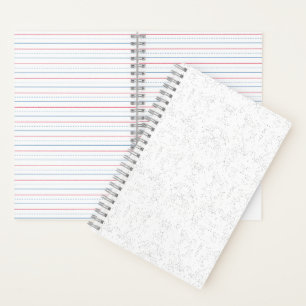 Monochrome Floral Pattern – Elegant Seamless Art Notebook