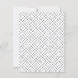 Monochrome Geometric Texture Seamless Diamond Look Postcard