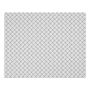Monochrome Geometric Texture Seamless Diamond Look Poster