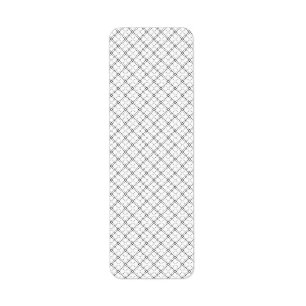 Monochrome Geometric Texture Seamless Diamond Look Return Address Label