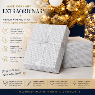 Monochrome Geometric Texture Seamless Diamond Look Wrapping Paper