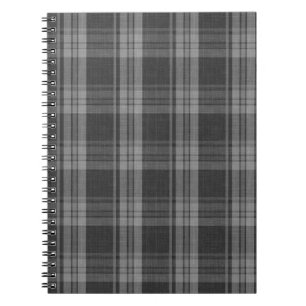 Monochrome grey Chequered Notebook