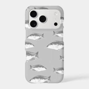 Monochrome grey fish