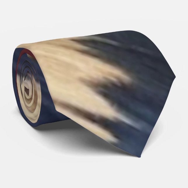 Monochrome Ikat Sleek Stylish Statement Pattern Tie (Rolled)