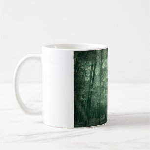 Monochrome landscape nature parkart, autumn, backg coffee mug