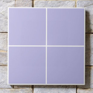 Monochrome Lavender Purple Chequered Modern  Ceramic Tile