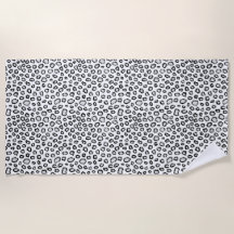 Monochrome Leopard Animal Spots Safari Vacation