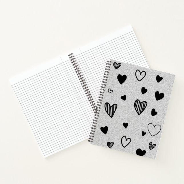 monochrome love notebook (Inside)