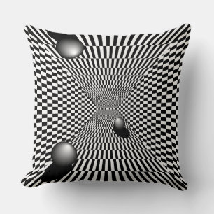 Monochrome Mirage Cushion