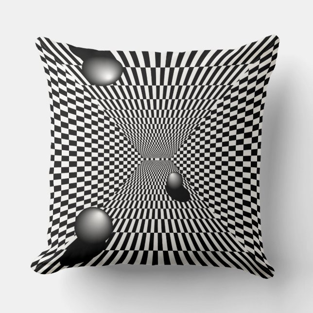 Monochrome Mirage Cushion (Front)