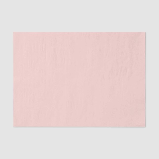 Monochrome Modern Elegant Blush Pink Tissue Paper (Front)