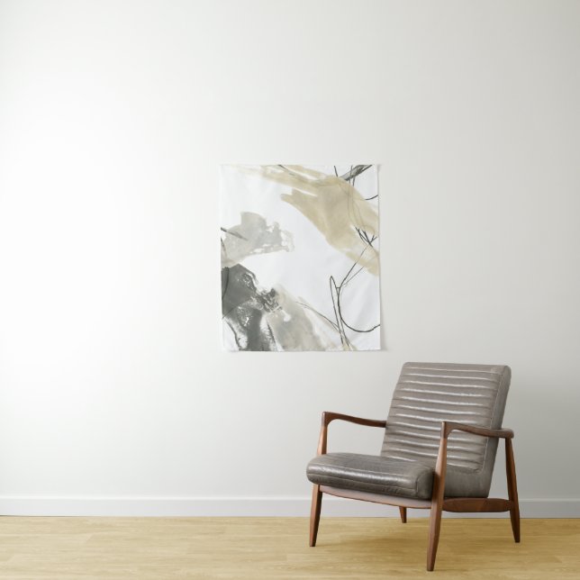 Monochrome Momentum Tapestry (In Situ)