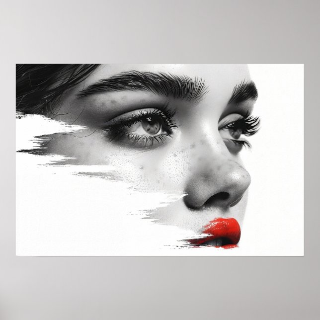 Monochrome Muse: A Glimpse of Grace Poster (Front)