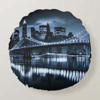 Monochrome New York Skyline Nightscape