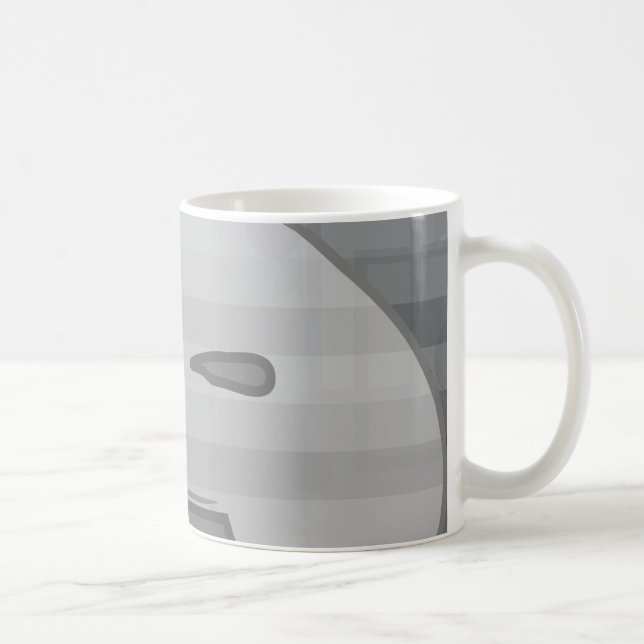Monochrome Pain Coffee Mug (Right)